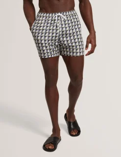 New Lobster Limited Bademode|Der Weihnachtsladen<Retro-Badeshorts mit Geo-Kordelzug