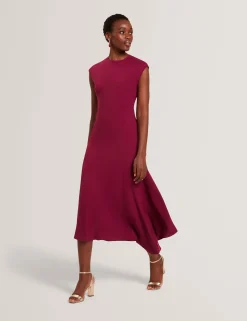 New Lobster Limited Kleider<Ärmelloses, asymmetrisches Midikleid mit schrägem Schnitt