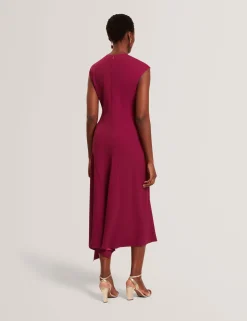 New Lobster Limited Kleider<Ärmelloses, asymmetrisches Midikleid mit schrägem Schnitt