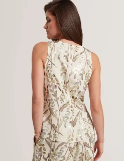 New Lobster Limited Golden Hour|Der Weihnachtsladen<Ärmelloses Jacquard-Oberteil mit geraffter Taille