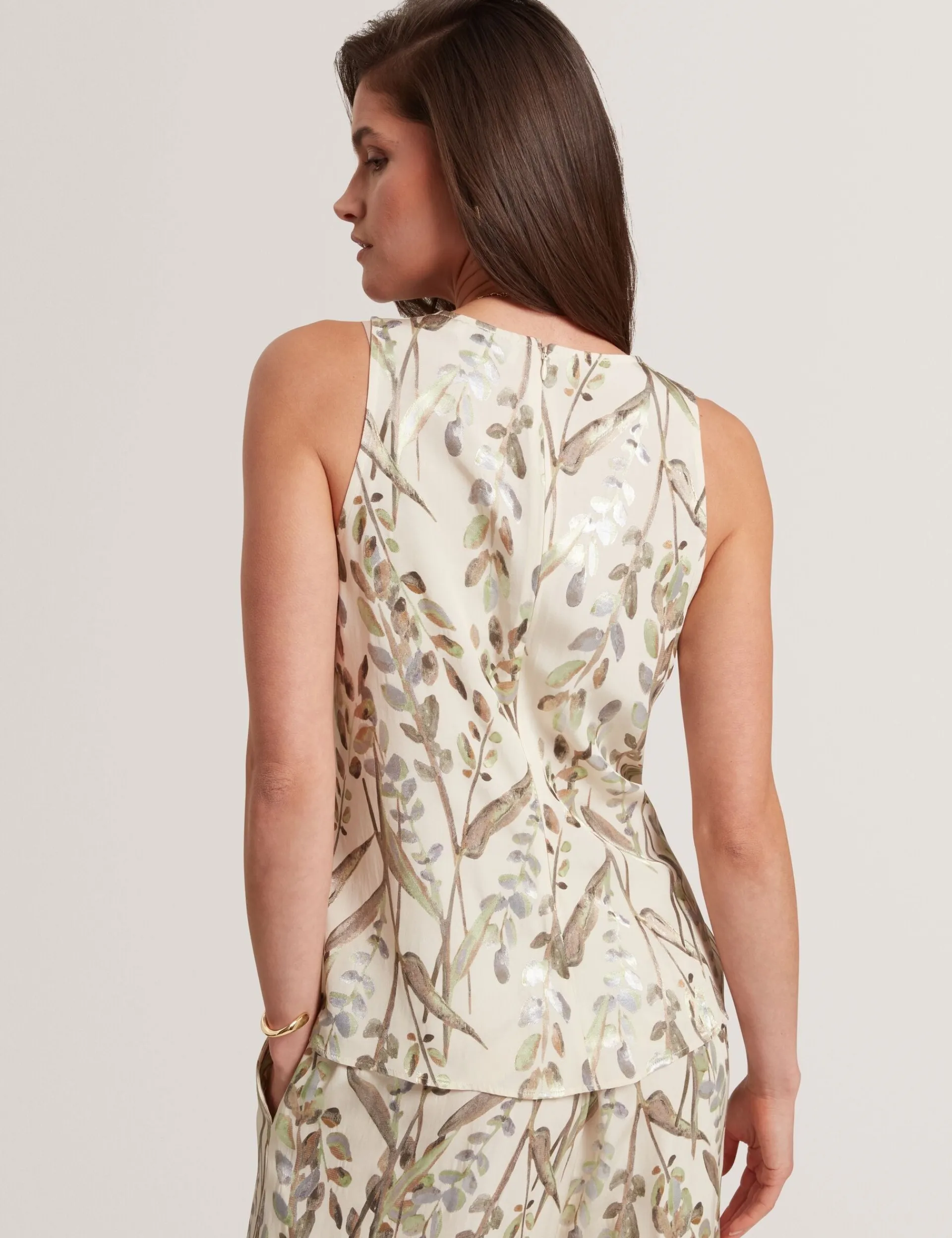 New Lobster Limited Golden Hour|Der Weihnachtsladen<Ärmelloses Jacquard-Oberteil mit geraffter Taille