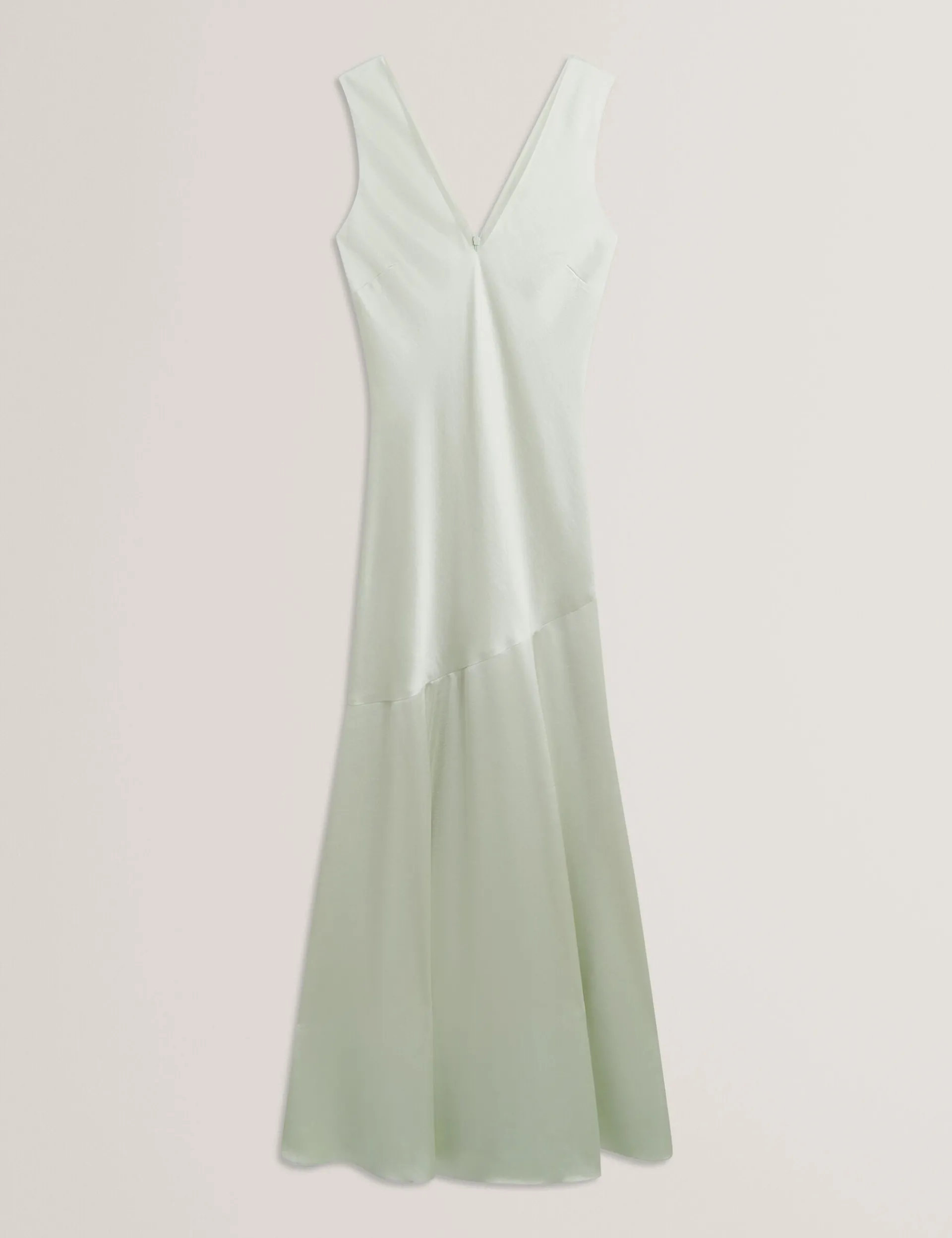 New Lobster Limited Festliche Kleidung|Kleider<Ärmelloses Maxikleid aus Satin mit V-Ausschnitt