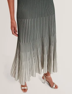 New Lobster Limited Kleider<Ärmelloses Midikleid aus Strick mit Strukturstreifen