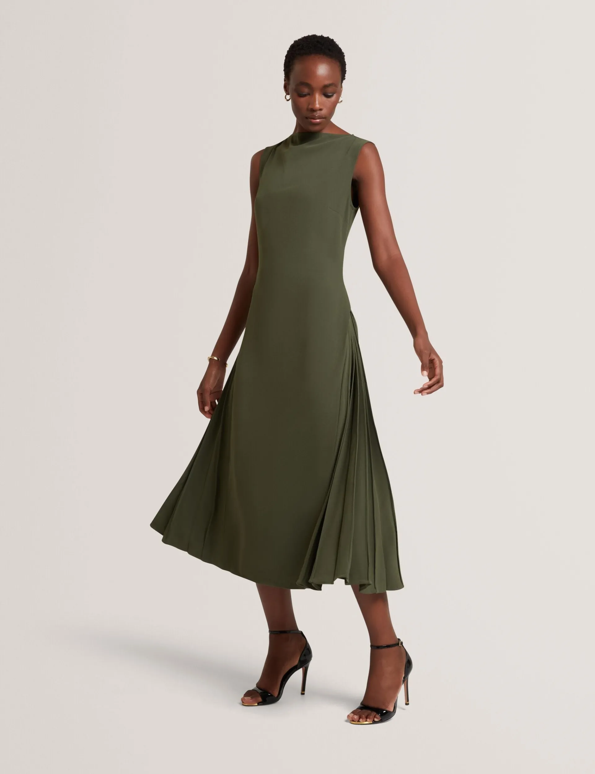 New Lobster Limited Kleider<Ärmelloses Midikleid mit Faltendetails