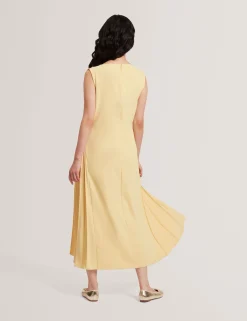 New Lobster Limited Golden Hour|Der Weihnachtsladen<Ärmelloses Midikleid mit Faltendetails