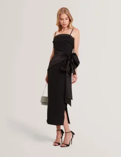 New Lobster Limited Festliche Kleidung|Kleider<Ärmelloses Midikleid mit Satinschleife
