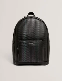 New Lobster Limited Rucksäcke<Rucksack aus PU mit gestreifter Webstruktur
