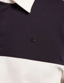 New Lobster Limited Breezy Blues Bearbeiten|Oberteile & T-Shirts<Rugby-Shirt aus Jersey-Baumwolle mit Blockstreifen
