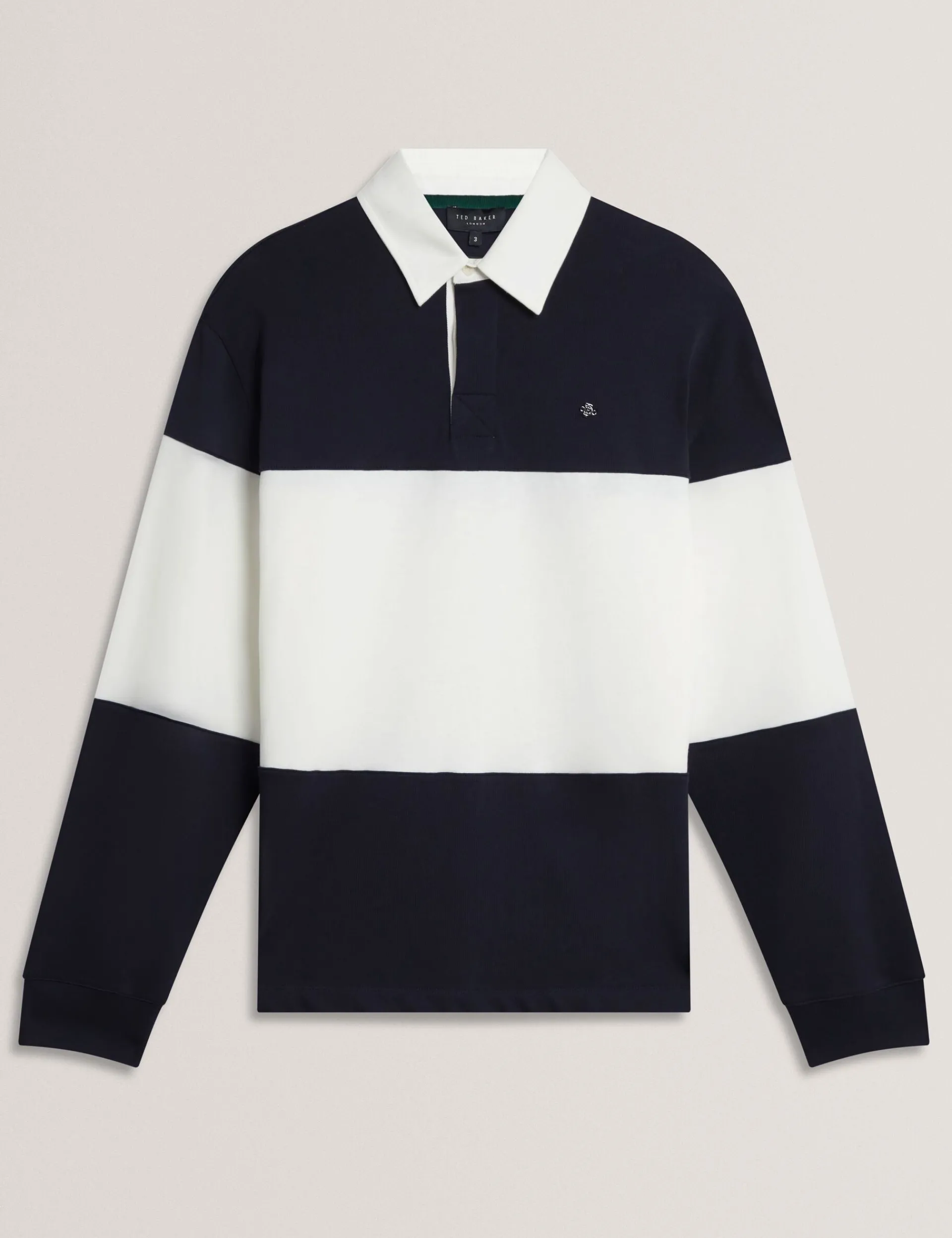 New Lobster Limited Breezy Blues Bearbeiten|Oberteile & T-Shirts<Rugby-Shirt aus Jersey-Baumwolle mit Blockstreifen