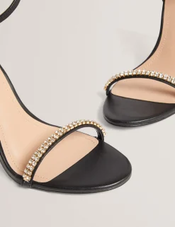 Damen New Lobster Limited Luxusgeschenke Für Damen|Die Hochzeitsredaktion<Sandalen mit Strassriemen und Stilettoabsatz