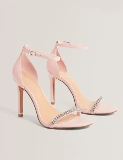 Damen New Lobster Limited Luxusgeschenke Für Damen|Die Hochzeitsredaktion<Sandalen mit Strassriemen und Stilettoabsatz