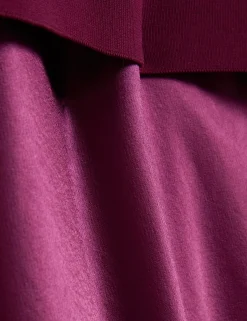New Lobster Limited Kleider|Die Satin-Kollektion<Satin-Midikleid mit abnehmbarem Tanktop