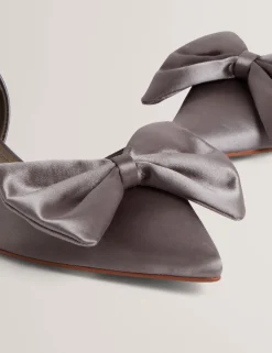 Damen New Lobster Limited Luxusgeschenke Für Damen|Die Hochzeitsredaktion<Satin-Pumps mit Schleifenverzierung und spitzer Zehenpartie