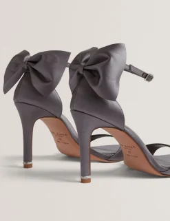 Damen New Lobster Limited Luxusgeschenke Für Damen|Die Hochzeitsredaktion<Satin-Stiletto-Sandalen mit Schleifenabsatz
