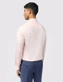 Licensee Baird Group Shirts|Arbeitskleidung<Satin-Stretch-Baumwollhemd, schmal geschnitten
