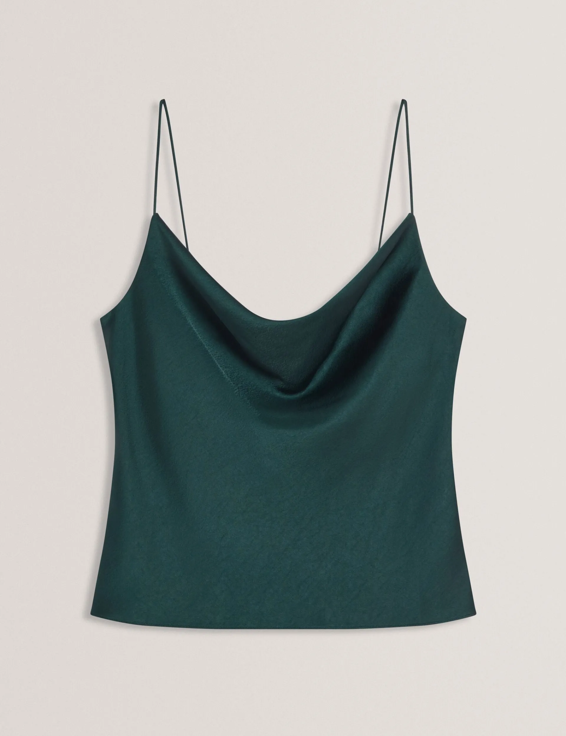 New Lobster Limited Oberteile & Blusen|Der Weihnachtsladen<Satin-Top mit Wasserfallausschnitt und Trägern