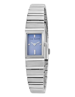 Damen Licensee Timex Luxusgeschenke Für Damen|Sämtliches Zubehör<Schlanke Armbanduhr aus silbernem Edelstahl