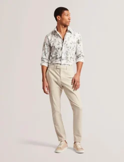 New Lobster Limited Hosen & Chinos|Festliche Kleidung<Schmal geschnittene Chinos aus Baumwollmischgewebe