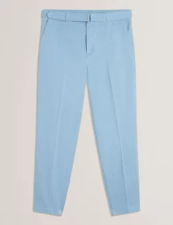 New Lobster Limited Breezy Blues Bearbeiten|Hosen & Chinos<Schmal zulaufende Baumwollhose mit Gürtel