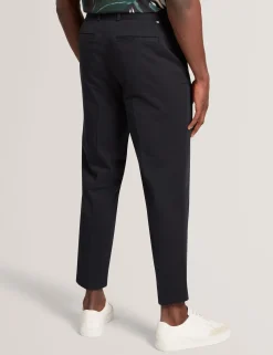 New Lobster Limited Breezy Blues Bearbeiten|Hosen & Chinos<Schmal zulaufende Baumwollhose mit Gürtel