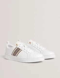 Damen New Lobster Limited Trainer|Luxusgeschenke Für Damen<Schnürschuhe aus Leder mit Webstreifen