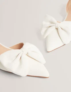 Damen New Lobster Limited Luxusgeschenke Für Damen|Die Hochzeitsredaktion<Schuhe mit Schleifendetail und Kitten-Heel aus Ripsband