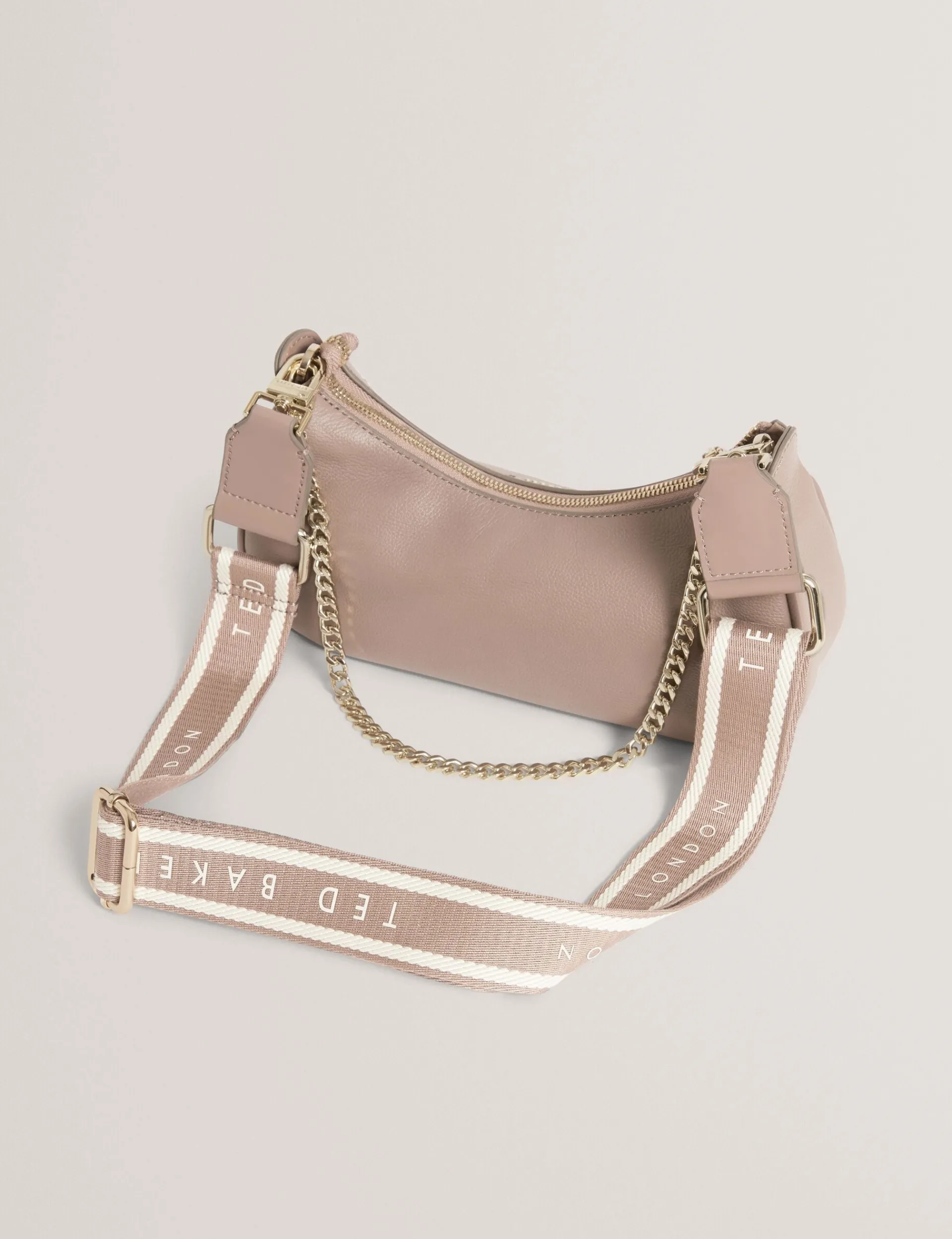 New Lobster Limited Schultertaschen<Schultertasche aus Leder mit Gurtband