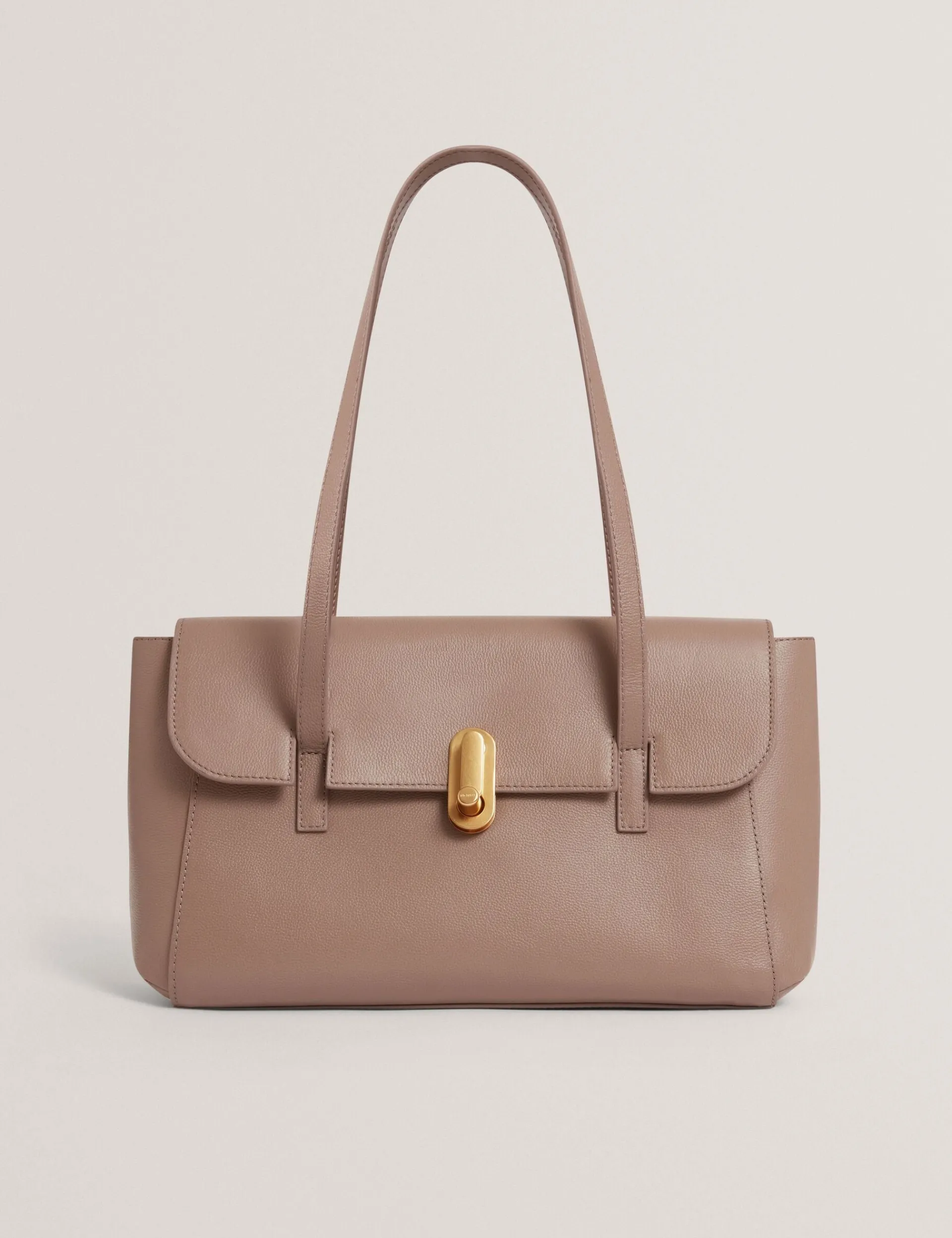 New Lobster Limited Schultertaschen|Arbeitskleidung<Schultertasche aus Leder mit Drehverschluss im Baguette-Stil
