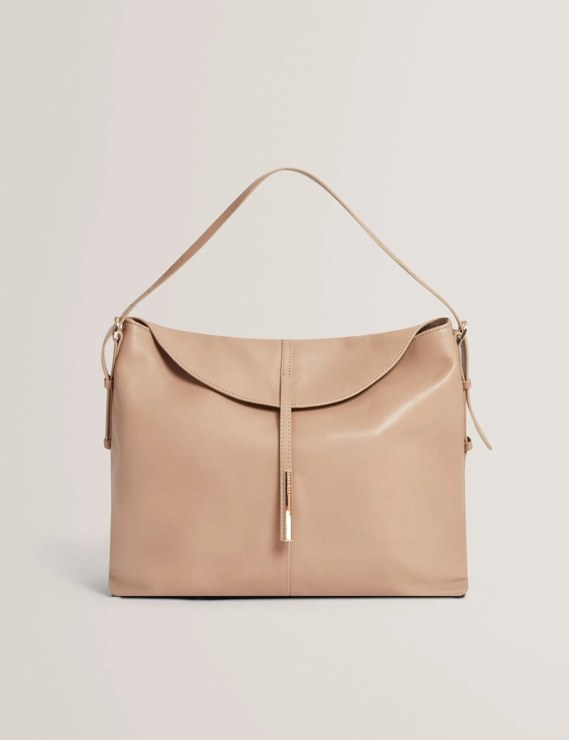 New Lobster Limited Schultertaschen|Luftiger Blues Bearbeiten<Schultertasche aus Leder mit Bar-Detail