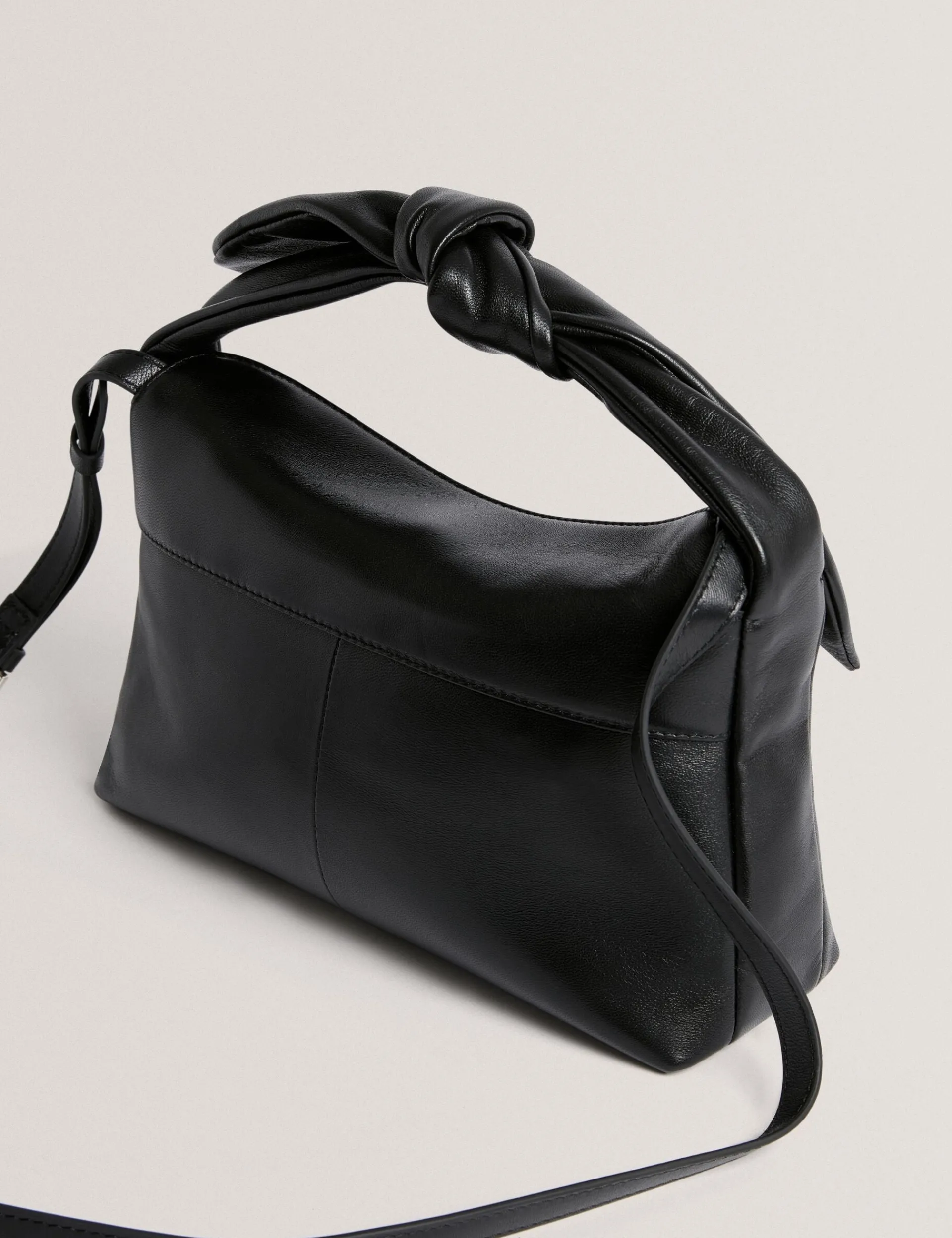 New Lobster Limited Schultertaschen<Schultertasche aus weichem Leder mit Schleife und Knoten