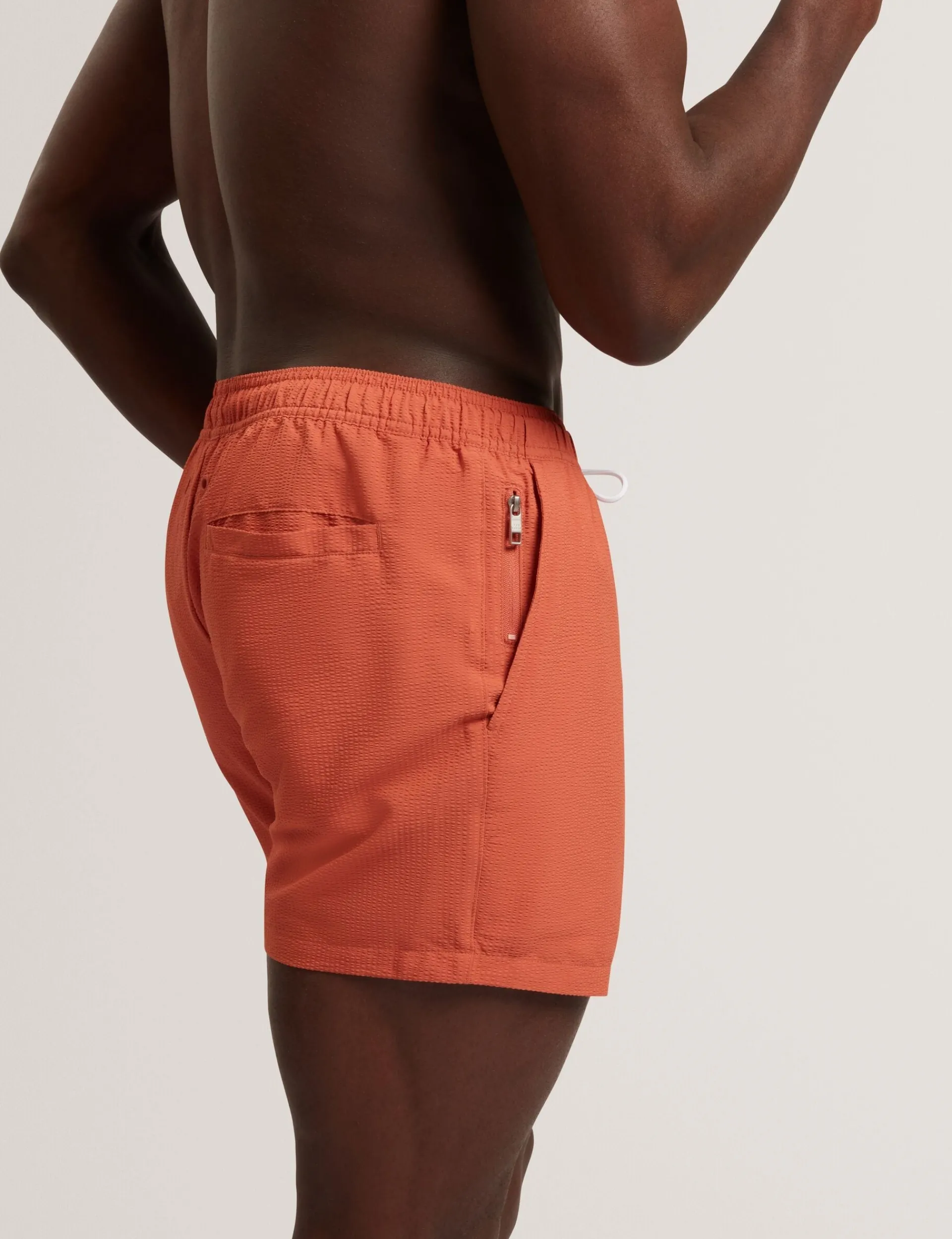 New Lobster Limited Bademode|Der Weihnachtsladen<Seersucker-Badeshorts in mittlerer Länge