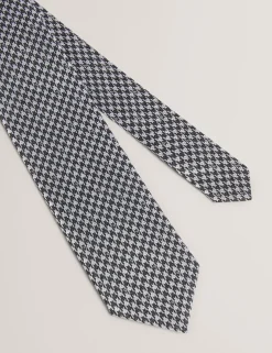 Herren New Lobster Limited Luxusgeschenke Für Herren|Arbeitskleidung<Seidenkrawatte mit Hahnentrittmuster