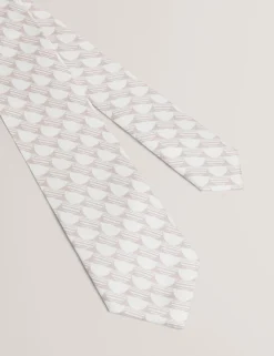 New Lobster Limited Krawatten & Fliegen|Festliche Kleidung<Seidenkrawatte mit Retro-Geometrie-Print