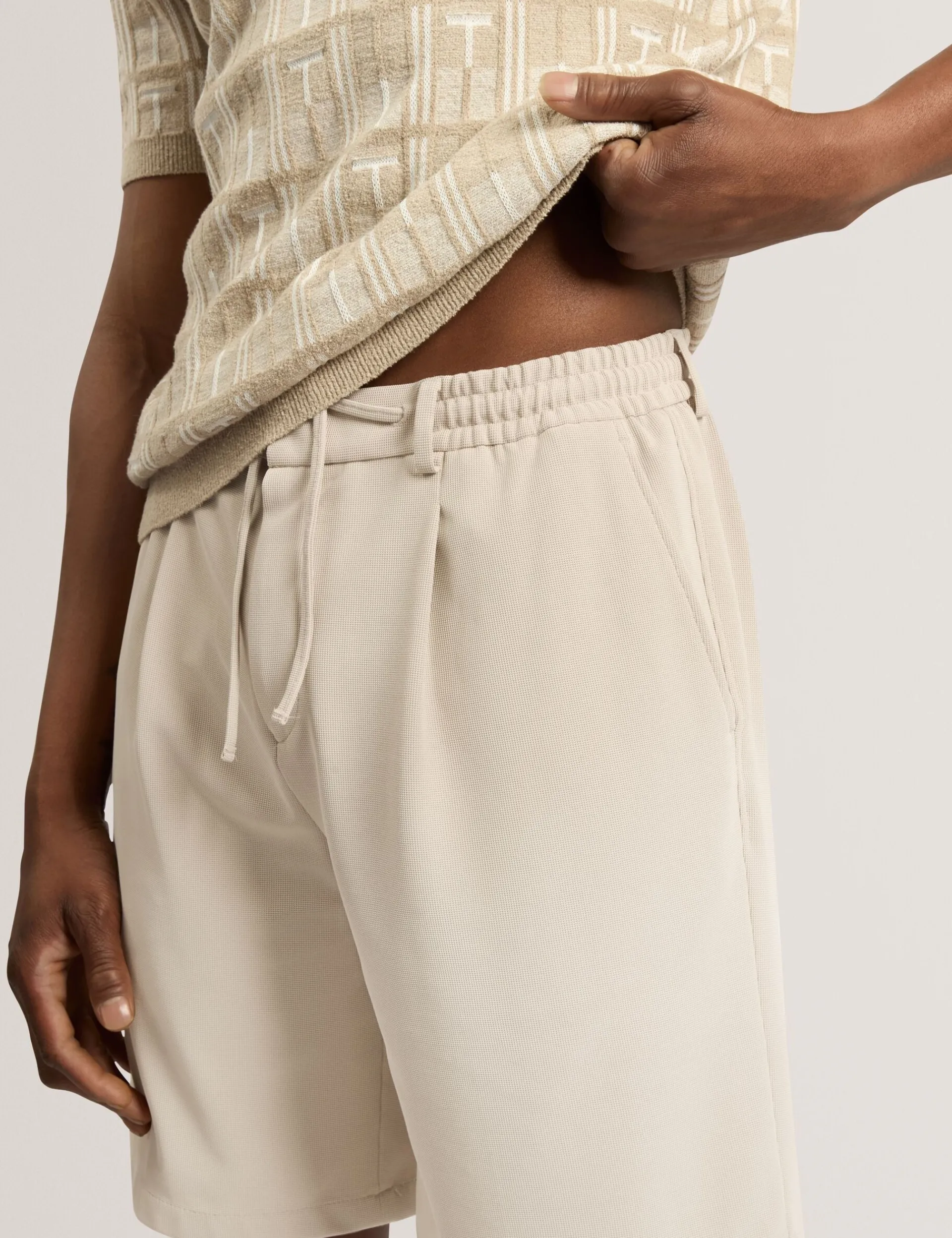 New Lobster Limited Shorts|Der Weihnachtsladen<Shorts mit Waffelstruktur und geradem Bein
