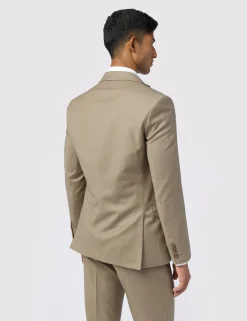 Licensee Baird Group Anzüge & Maßanfertigungen|Arbeitskleidung<Slim-Fit-Anzugjacke aus Flanellwolle