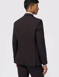 Licensee Baird Group Anzüge & Maßanfertigungen|Arbeitskleidung<Slim-Fit-Anzugjacke aus nfarbenem Wollmischgewebe