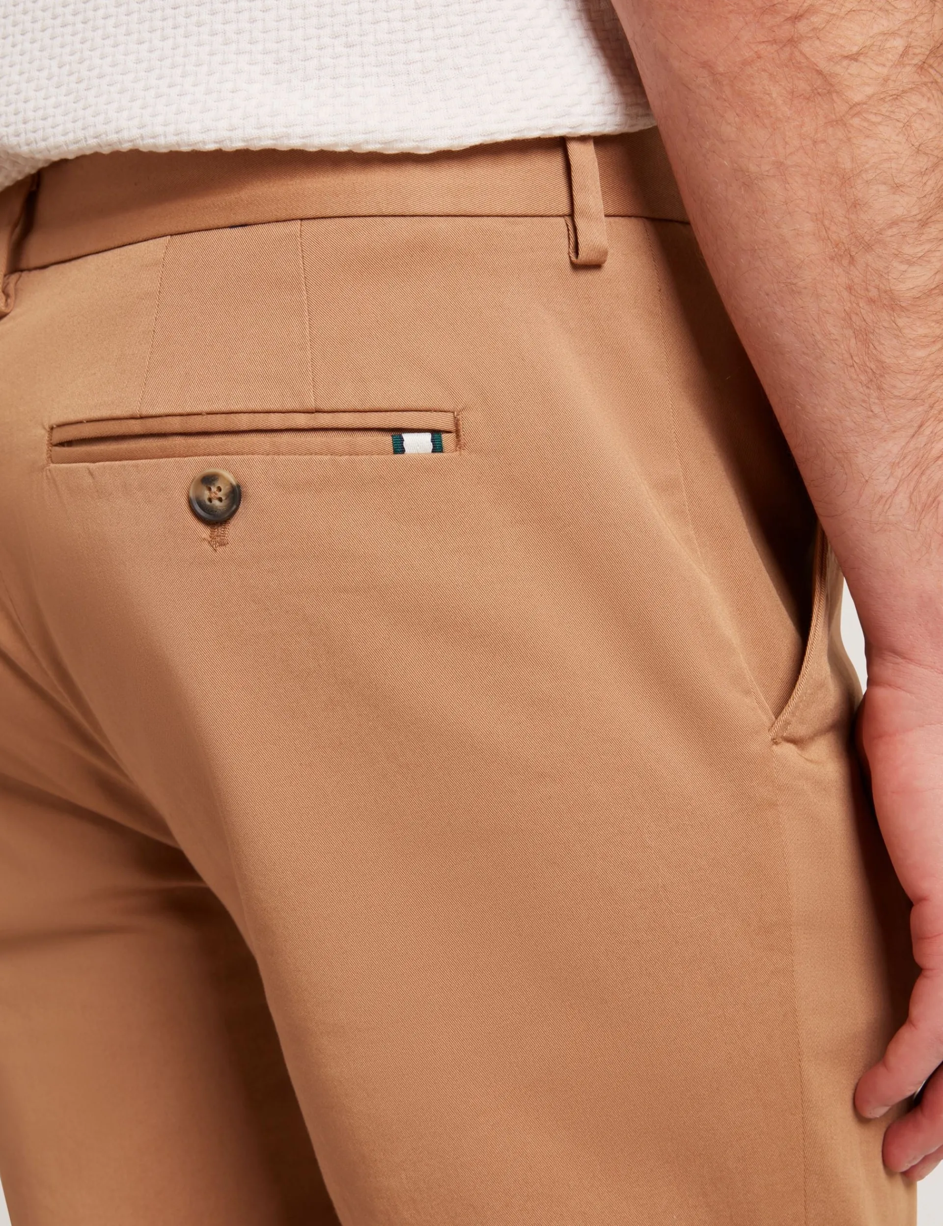 New Lobster Limited Breezy Blues Bearbeiten|Arbeitskleidung<Slim Fit Chinos aus Stretch-Baumwolle