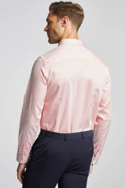 Licensee Baird Group Shirts<Slim-Fit-Hemd aus Satin-Baumwolle