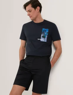 New Lobster Limited Breezy Blues Bearbeiten|Shorts<Slim Leg Stretch Cotton Chino Shorts