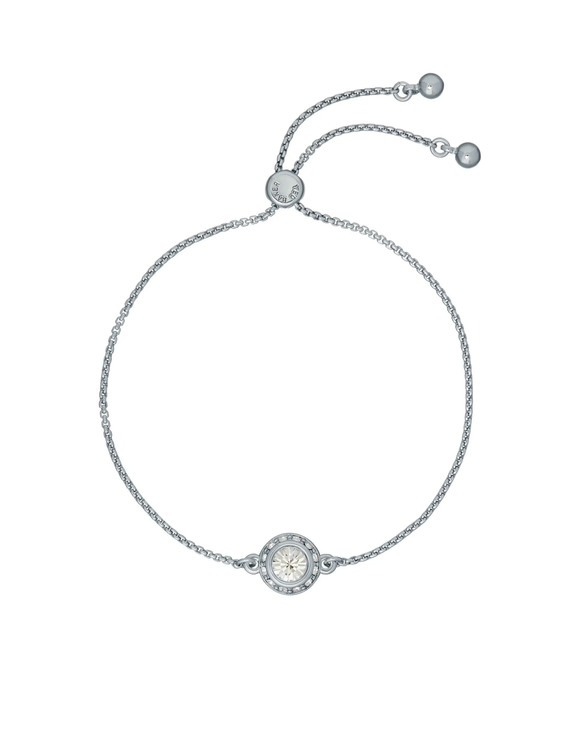 Damen Licensee Simon Harrison Damenschmuck|Sämtliches Zubehör<Solitär-Armband mit funkelndem Kristall, verstellbar