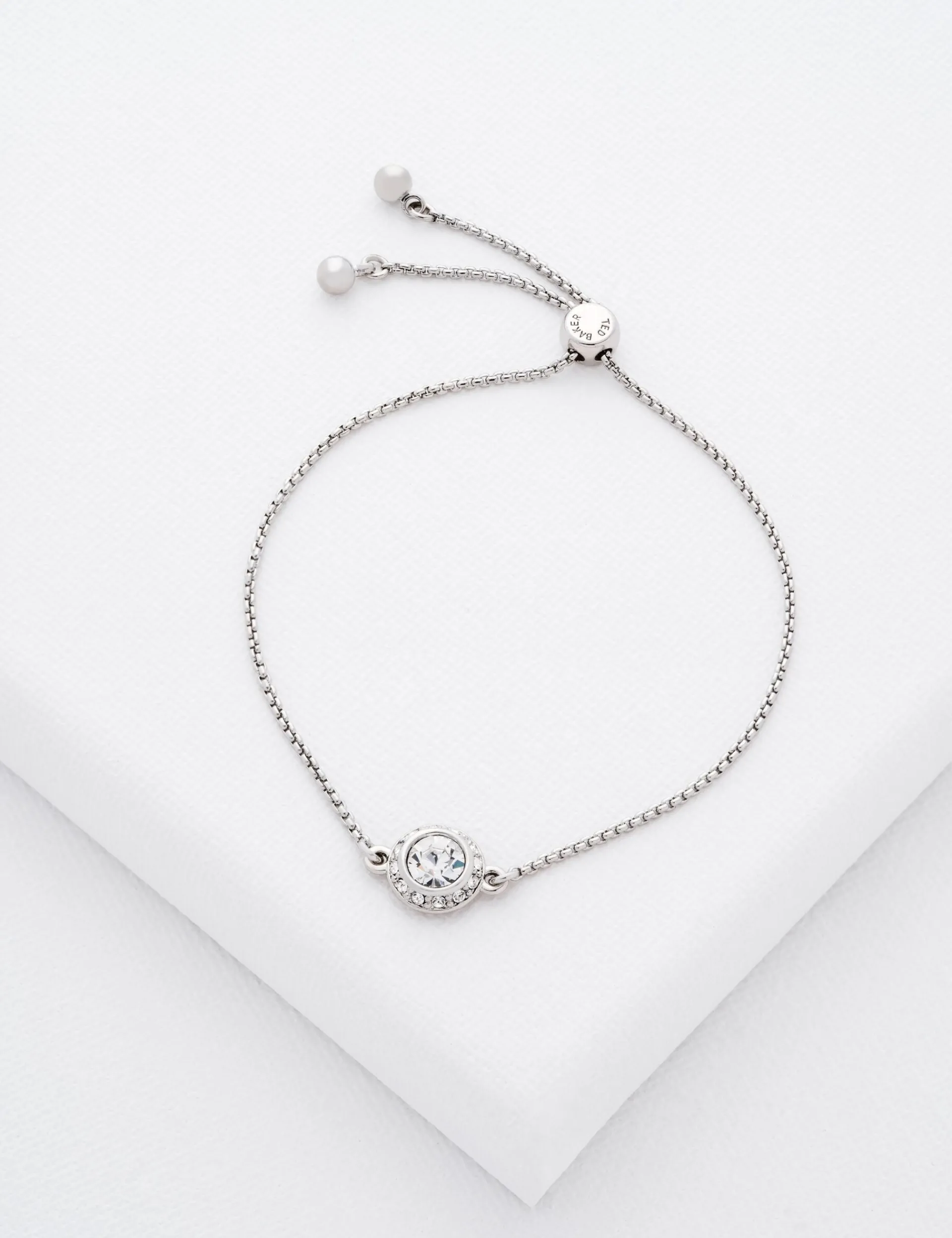 Damen Licensee Simon Harrison Damenschmuck|Sämtliches Zubehör<Solitär-Armband mit funkelndem Kristall, verstellbar