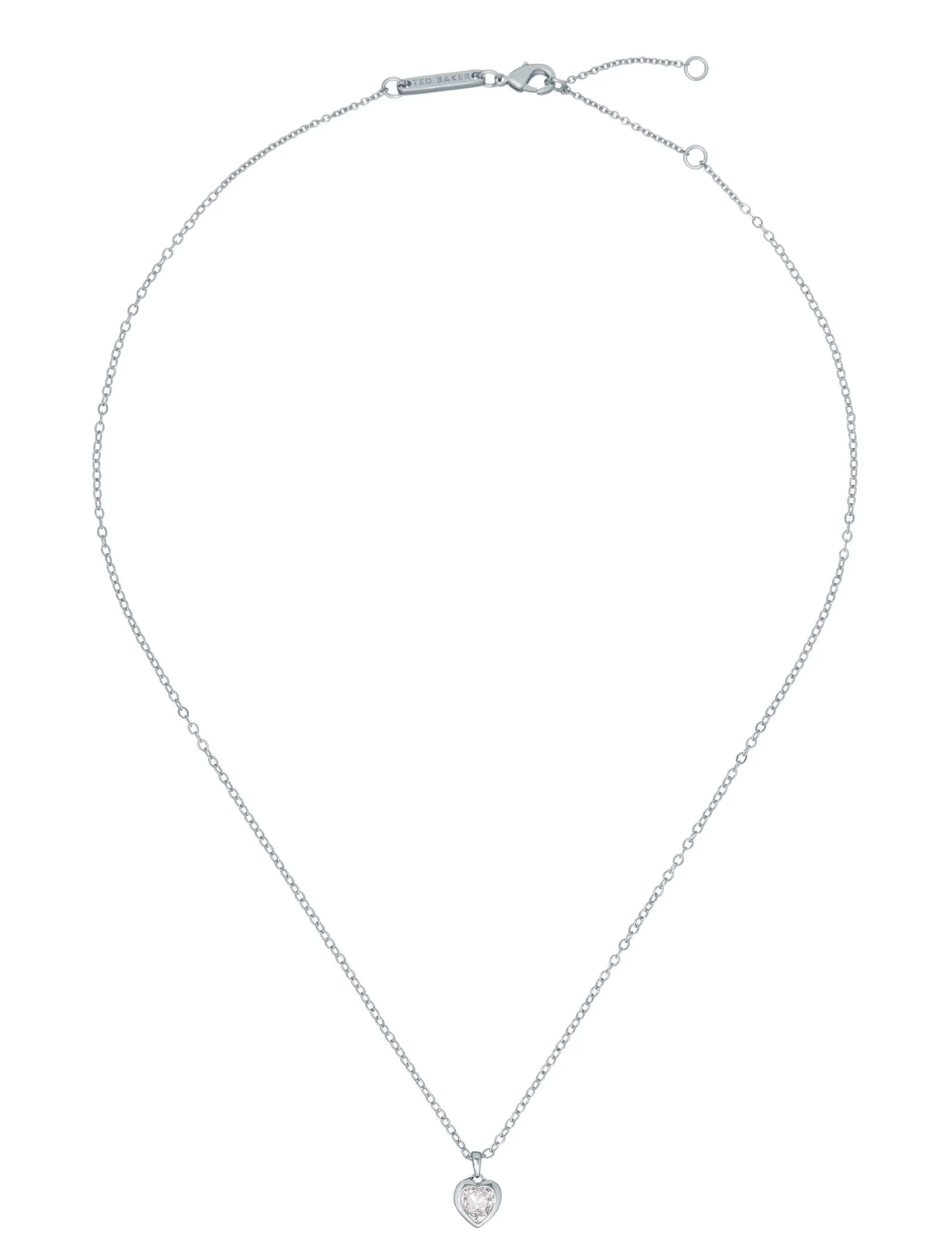 Damen Licensee Simon Harrison Festliche Kleidung|Damenschmuck<Solitär-Kristallherz-Anhänger-Halskette