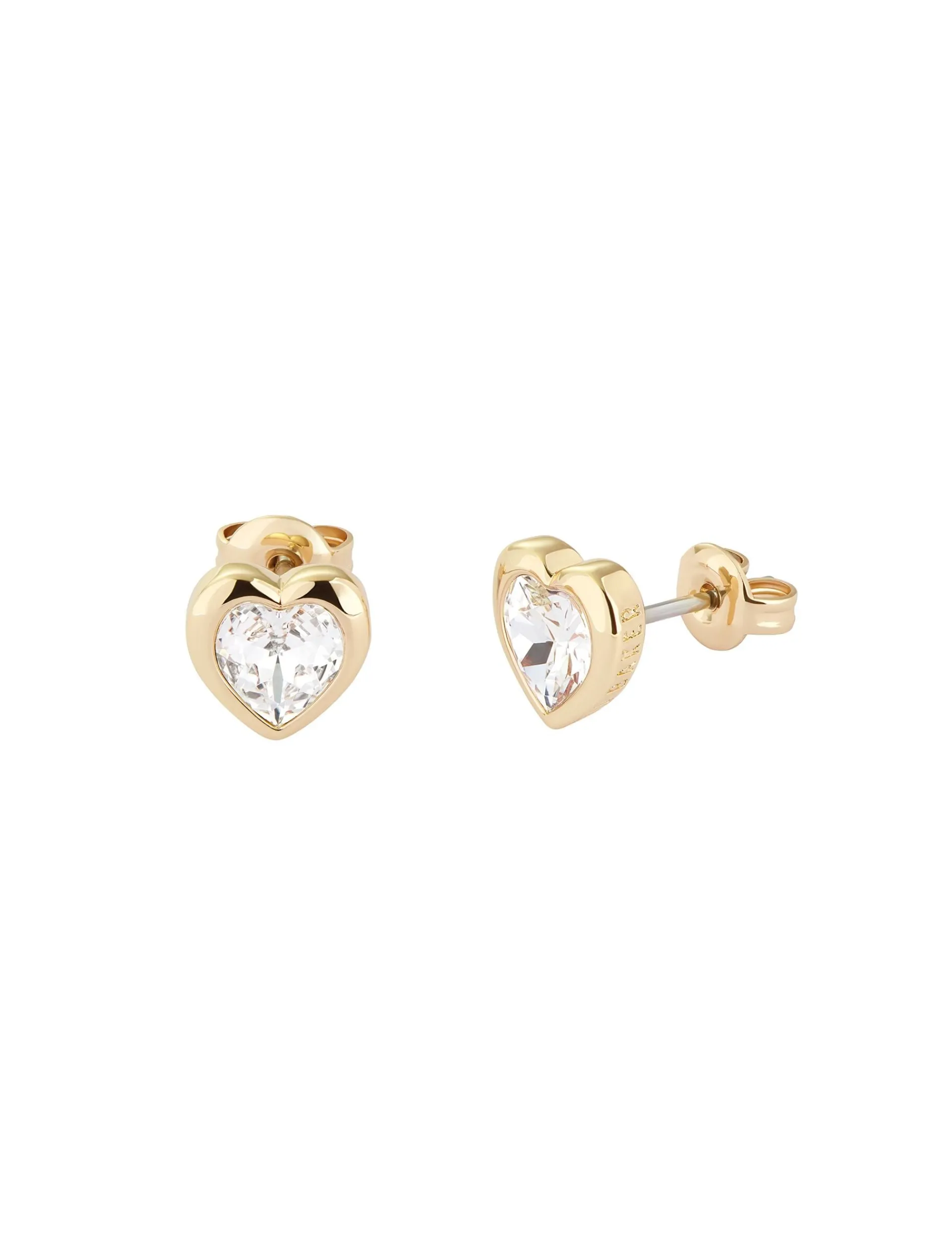 Damen Licensee Simon Harrison Damenschmuck|Sämtliches Zubehör<Solitär-Ohrstecker in Herzform mit Kristall