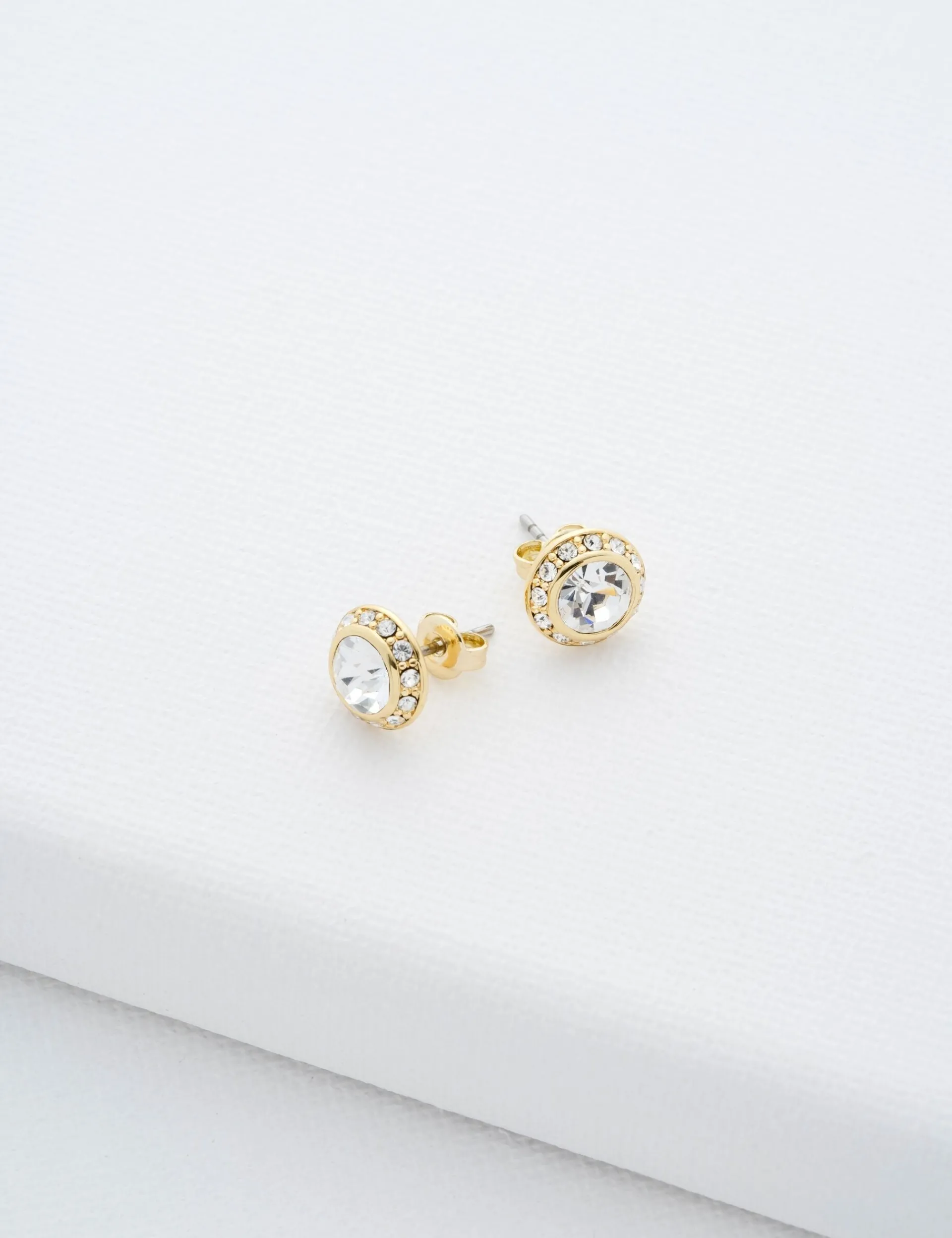 Damen Licensee Simon Harrison Damenschmuck|Sämtliches Zubehör<Solitär-Ohrstecker mit funkelndem Kristall