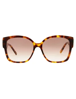 Licensee Mondottica Sämtliches Zubehör|Sonnenbrille<Sonnenbrille mit übergroßen quadratischen Hardware-Details
