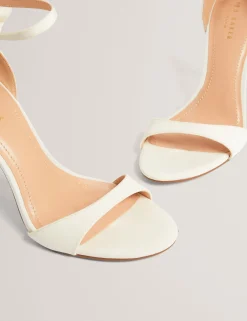 Damen New Lobster Limited Luxusgeschenke Für Damen|Die Hochzeitsredaktion<Stiletto-Sandalen mit Schleifenabsatz und Ripsband aus Ripsband