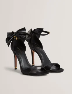 Damen New Lobster Limited Absätze|Luxusgeschenke Für Damen<Strass-Schleifen-Satin-Stiletto-Sandalen