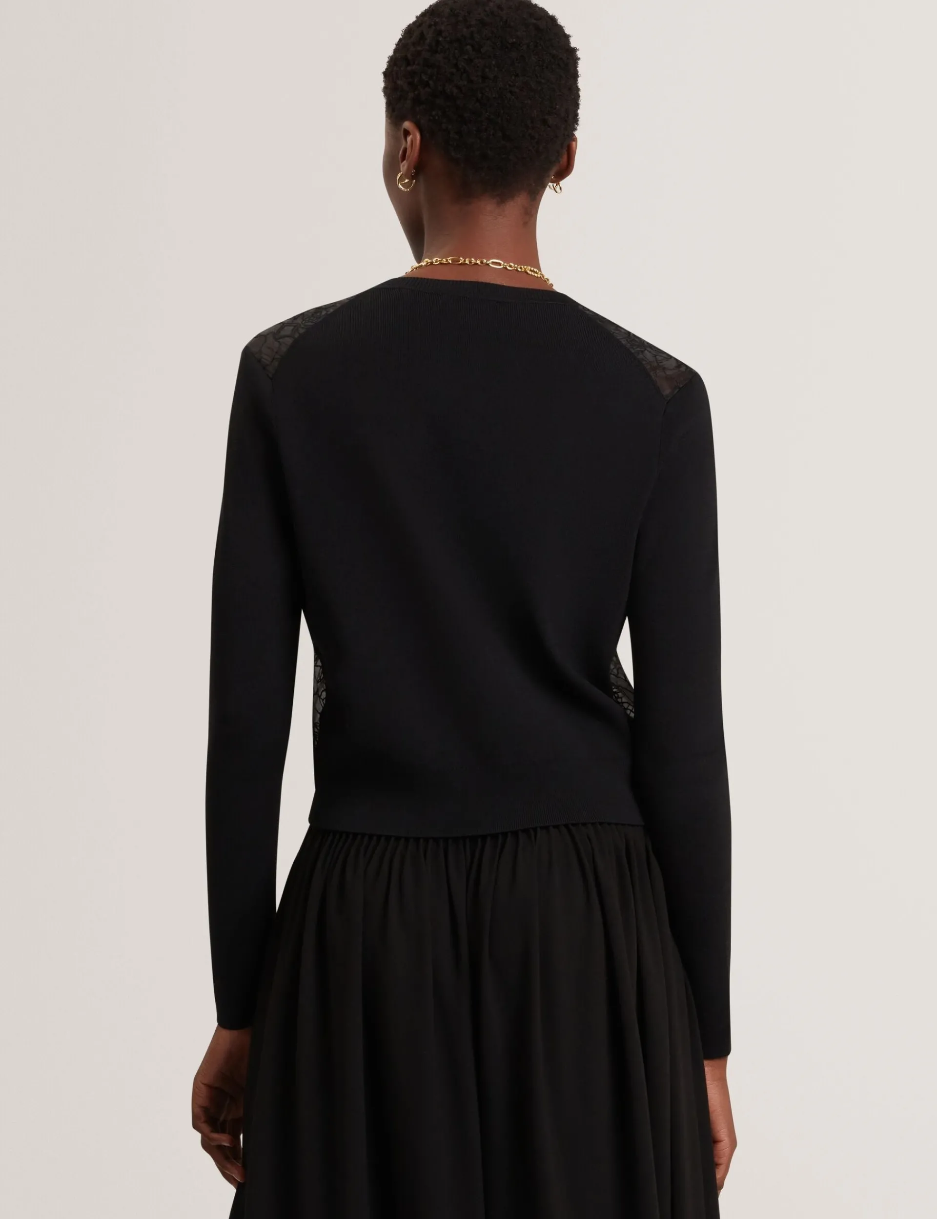 New Lobster Limited Anzüge & Zweiteiler|Oberteile & Blusen<Strickjacke mit Schnürung vorne