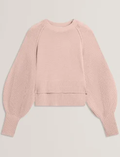 New Lobster Limited Oberteile & Blusen|Pullover & Strickjacken<Strickpullover aus Merinowolle mit Ballonärmeln