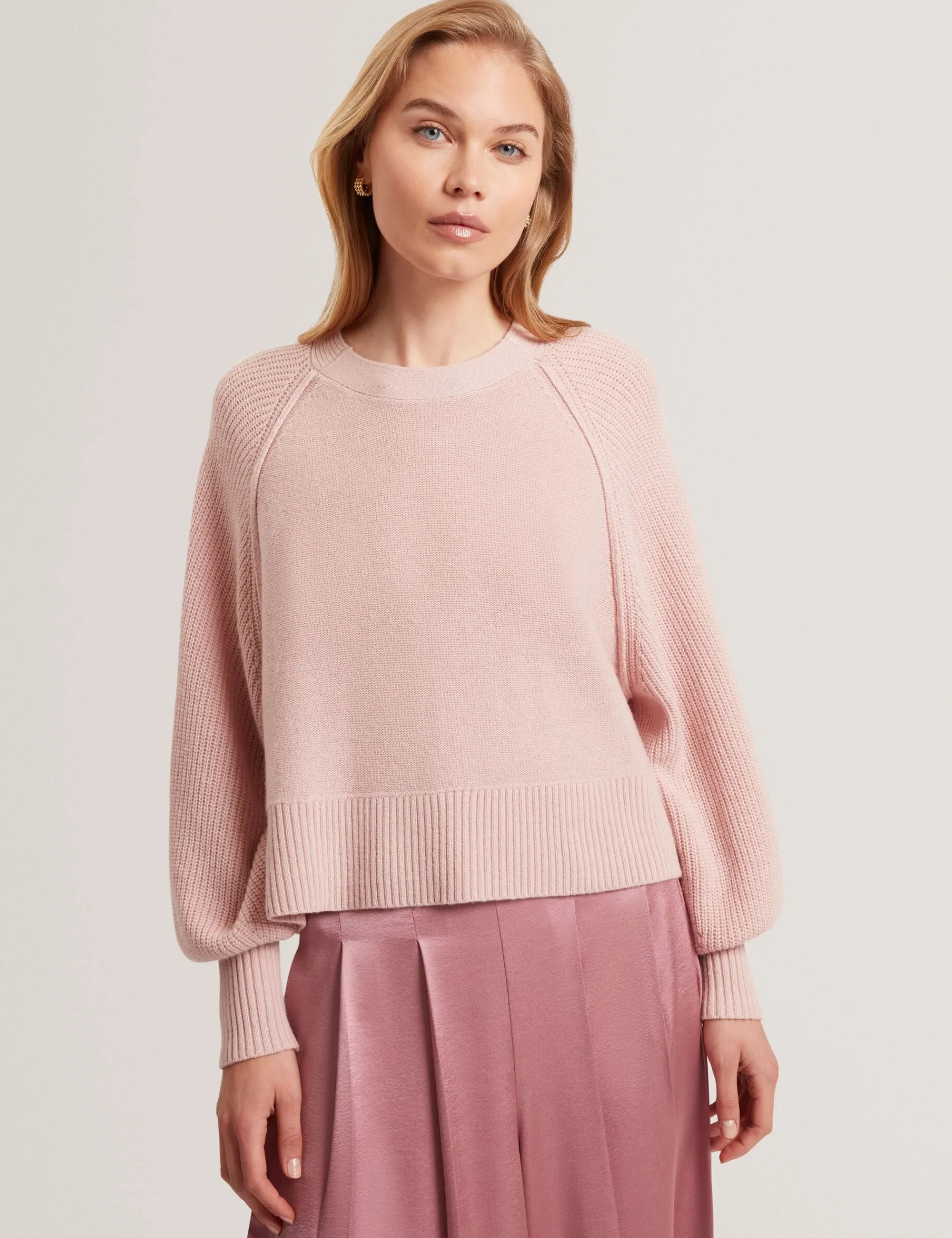 New Lobster Limited Oberteile & Blusen|Pullover & Strickjacken<Strickpullover aus Merinowolle mit Ballonärmeln